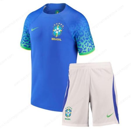 Brazil Away Dječji nogometni komplet 2022
