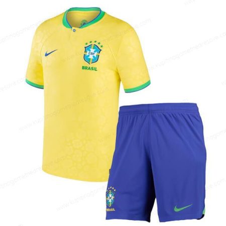 Brazil Home Dječji nogometni komplet 2022