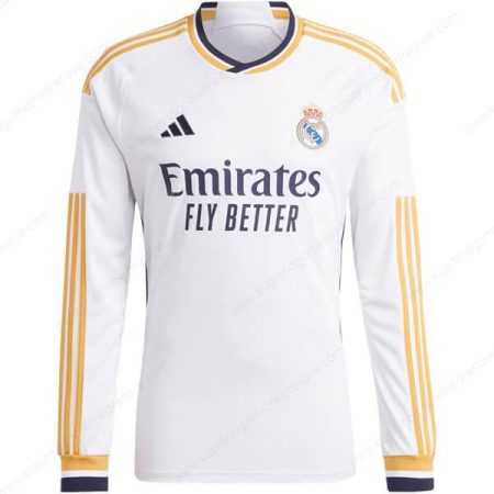 Real Madrid Home Long Sleeve Nogometna majica 23/24