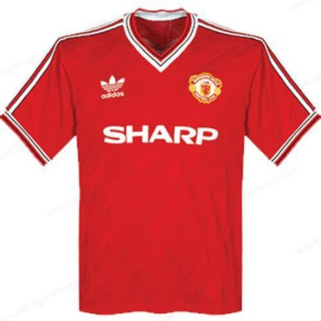 Retro Manchester United Home Nogometna majica 1986