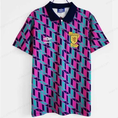Retro Škotska Away Nogometna majica 1990